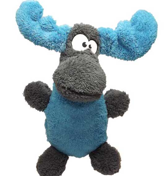 plush moose dog toy